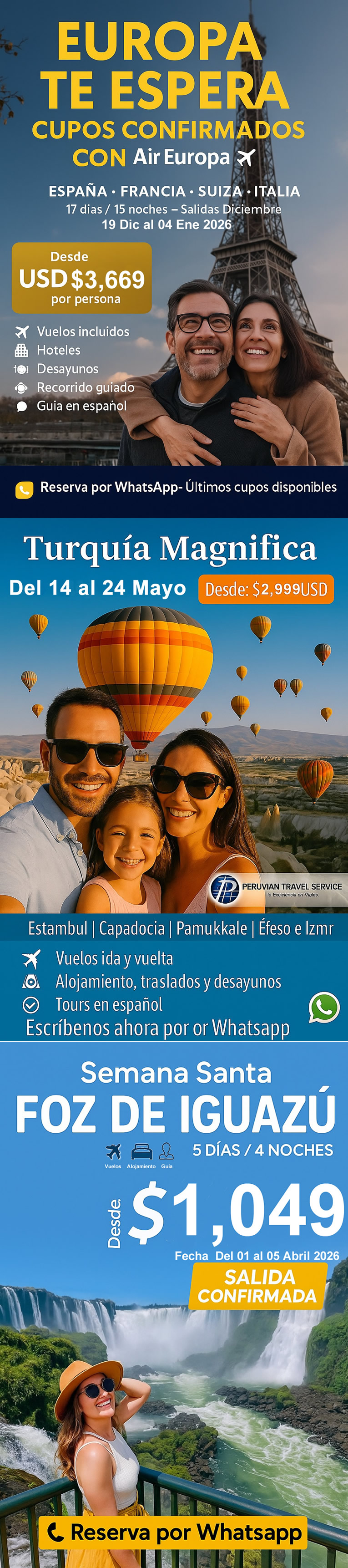 ofertas de viaje Perú