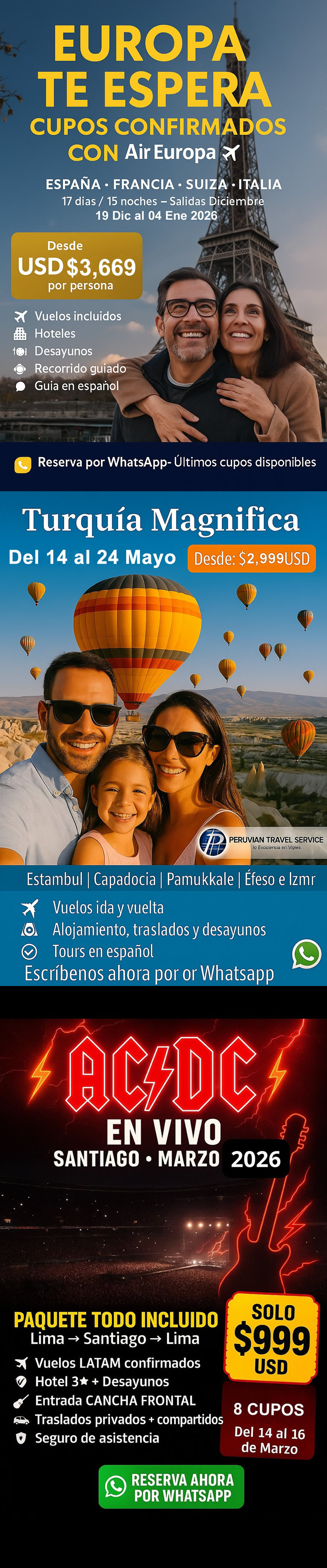 ofertas de viaje Perú